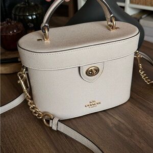 Coach Ivory Leather Crossbody Bag
